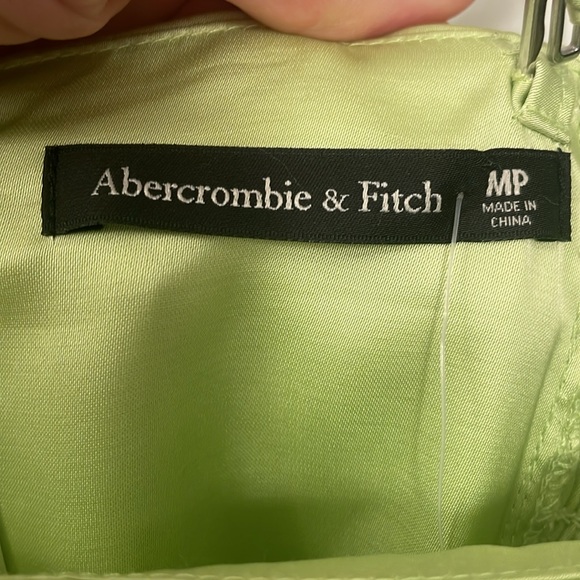 Abercrombie & Fitch strapless satin sculp maxi dress - Picture 6 of 7